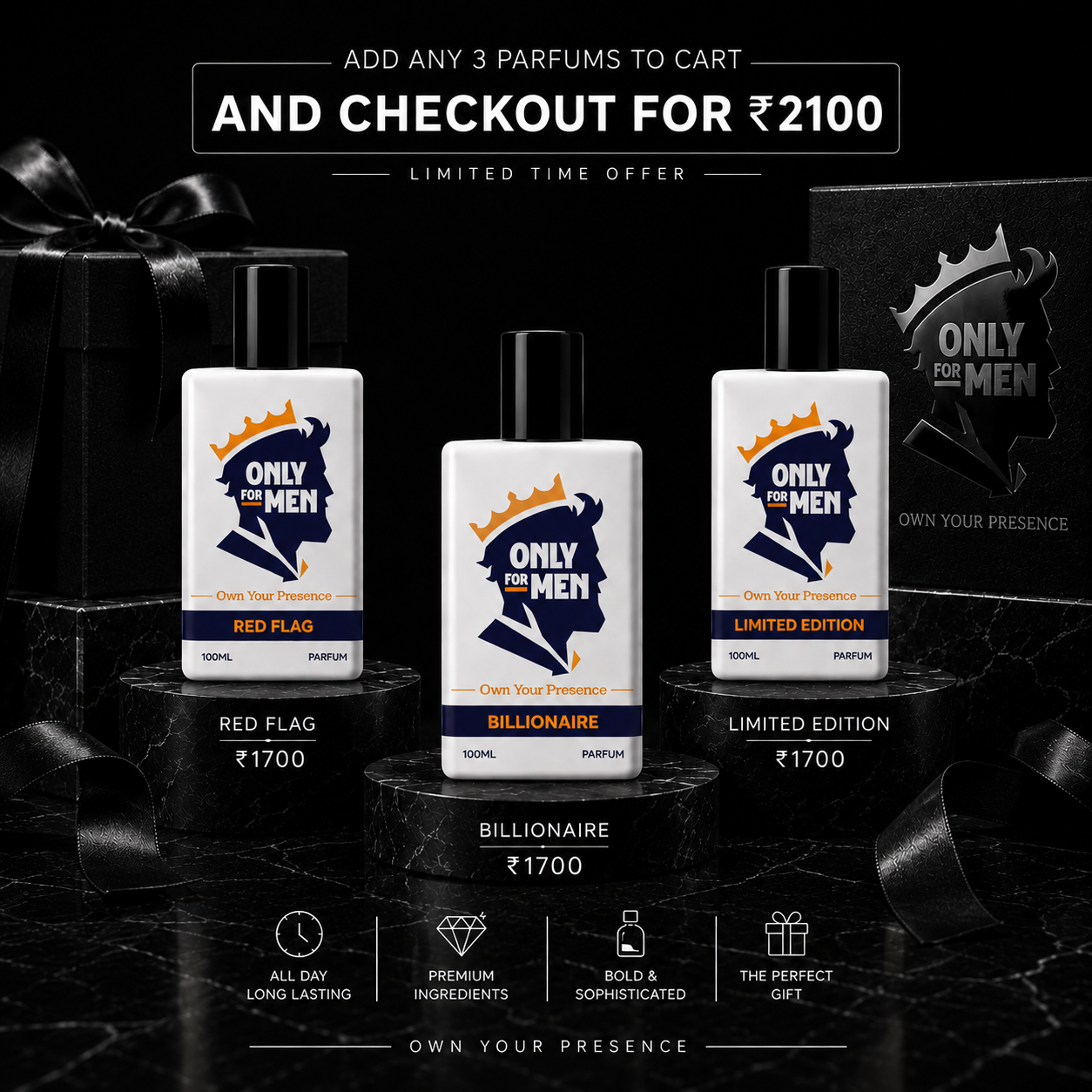 Buy Any 3 Exclusive Parfums